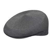 Kangol Tropic Ventair Flatcap 504 Schiebermütze Schirmmütze Herrencap Sommercap Damencap Pepe Damen/Herren - mit Schirm Frühling-Sommer - L (58-59 cm) anthrazit