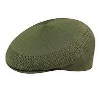 Kangol Tropic Ventair Flatcap 504 Schiebermütze Schirmmütze Herrencap Sommercap Damencap Pepe Damen/Herren - mit Schirm Frühling-Sommer - L (58-59 cm) Oliv