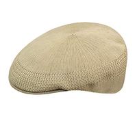 Kangol Tropic Ventair Flatcap 504 Schiebermütze Schirmmütze Herrencap Sommercap Damencap Pepe Damen/Herren - mit Schirm Frühling-Sommer - M (56-57 cm) beige