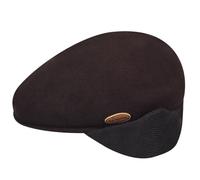 Kangol Unisex Wolle 504 Earlap Flache Kappe, Braun (Espresso), M