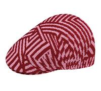 Kangol Virtual Grid 507 Flatcap Schirmmütze Schiebermütze (L (58-59 cm) - rot)