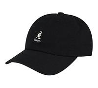 Kangol Unisex Gewaschener Baseball Baseballkappe, Schwarz (Black Bk), One Size