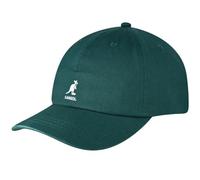 Kangol Washed Dad Hat Baseballcap Cap Kappe Basecap Baumwollcap Sportcap Baseballkappe Damen/Herren - Metallschnalle, mit Schirm, Lederband Frühling-Sommer Sommer - One Size dunkelgrün