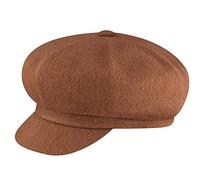 Kangol Wool Spitfire Ballonmütze Schirmmütze Wollmütze Wollcap Kappe Schildmütze Damen/Herren - mit Schirm Winter Frühling-Sommer Herbst-Winter - L (58-59 cm) braun