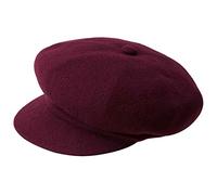 Kangol Wool Spitfire Ballonmütze Schirmmütze Wollmütze Wollcap Kappe Schildmütze Damen/Herren - mit Schirm Winter Frühling-Sommer Herbst-Winter - M (56-57 cm) Bordeaux