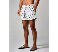 Kaninchen-Muster Badeshorts Sommer Strandshorts Schnelltrocknend Elastischer Bund mit Kordelzug Verschluss Urlaubsbademode Resort Pool Seitentaschen