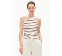 KANITAA STRIPES TOP | Ripp-Top aus Bio-Baumwoll Mix - mehrfarbig (L)
