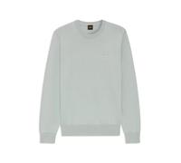 BOSS Herren Kanovano S Pullover aus Baumwoll-Mix mit Kaschmir-Anteil und Logo-Patch