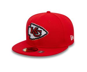 Kansas City Chiefs NFL Official Team Colours New Era 59FIFTY Fitted Cap Rot - 7 7/8