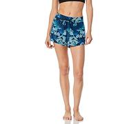 Kanu Surf Damen Darren Stretch UPF 50+ Active Swim and Workout Boardshort, Eden Blue, 40