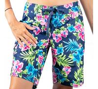Kanu Surf Damen Marina Active Swim Board-Shorts mit LSF 50+, Normale Größe und Übergrößen Boardshorts, Katya Navy, 42