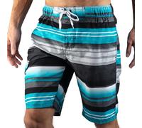 Kanu Surf Miles Herren-Badehose (Normale und erweiterte Größen) - Schwarz - XX-Large