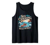 Kanufahren heilt die Seele | Paddeln | Abenteuercamping Tank Top