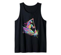 Kanufahren Paddeln Splash Aquarell Kunst Tank Top