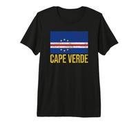 Kap Verde Flagge Cabo Verde Praia Premium T-Shirt
