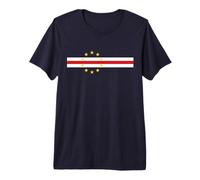 Kap Verde Flagge Cabo Verde Praia Premium T-Shirt