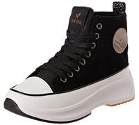 Kaporal Christa Basketball Damen, Schwarzer Velours, 38 EU