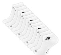 Kappa 12 Paar Original KAPPA SNEAKER Sportsocken weiß
