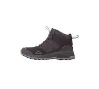 Schnürboots KAPPA Gr. 44, schwarz (black, grey) Schuhe Herren Outdoor-Schuhe in tollem Materialmix mit vielen spannenden Details (14518612-44)