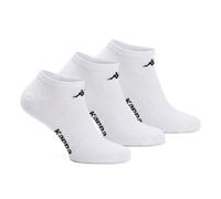 Kappa 6 Paar Unisex-Socken aus Baumwolle, Weiß, 39-41