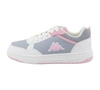 Kappa 95K0513001 Sneaker, White-Grey-Rose, 33 EU