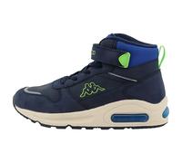 Kappa 95K0613004 Sneaker, Navy-Lime, 35 EU