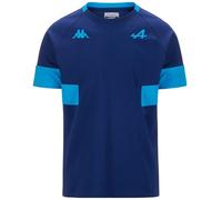 Kappa ADOBI Alpine F1 T-Shirt | Blau Größe XL