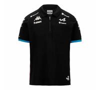 Kappa - Adrem BWT Alpine F1 Team 2024 Herren Poloshirt, Schwarz , 58