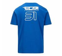 Kappa - T-Shirt Ardlo Ocon BWT Alpine F1 Team 2024 für Herren, blau, S