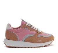 Kappa Arvika Wo Sneaker, flach, bequem und stilvoll, Farbe: Pink Cameo und Beige, Größe 37