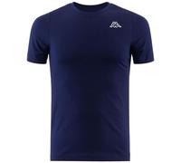 Kappa Cafers Slim Tee Herren Bequemes und stylisches technisches T-Shirt, Blau Marine, XL
