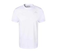 Kappa Cafers Slim Tee Herren Bequemes und stylisches technisches T-Shirt, Weiß/Grau Lt, 3XL