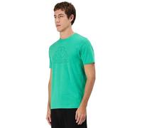 Kappa Cremy Tee Bequemes und stylisches technisches T-Shirt, Milchweiß und Beige, Größe L