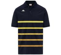 Kappa Feystripe Poloshirt, sportlich, bequem und stilvoll, Blau/Gelb/Buttercup und Y, Größe L