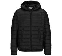 Kappa Gesteppte und wattierte Herrenjacke, aus Nylon in Navette-Optik, reguläre Passform., Schwarz, L