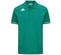 Kappa Herren Barli Poloshirt, Grün/Weiß, 3XL