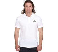 Kappa Herren Baumwoll-Polo mit kleiner Stickerei Polo-Shirt Kurzarm-Shirt Pique-Strick 303173NC A04 Weiß M