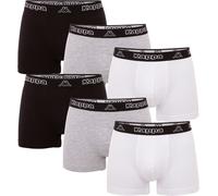 Kappa Herren Boxershorts Vinesta Men 6er Pack 707474 Bright White-S