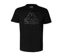 Kappa Herren Cremy Tee Tshirt, Schwarz, S