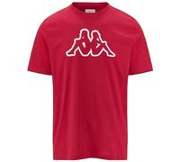 Kappa Herren Cromen Logo T-Shirt, rot, M