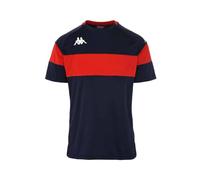 Kappa Herren DARETO T-Shirt, Marineblau, Rot, 56