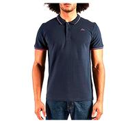 Kappa Herren Ezio Korporate Man T-Shirt, Blau, Rosa, S