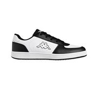 Kappa Herren Malone Jr Lace Sportschuhe, Weiß-Schwarz, Einheitsgröße