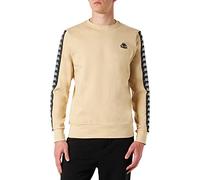 Kappa Herren Men, Sweatshirt, Regular Fit, Brown Rice, L EU