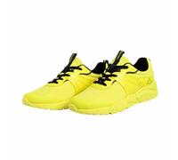 Kappa Herren Montero Sneaker, Neon-Limette, Schwarz, 42 EU