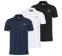 Kappa Herren Polo VELEOT 3 Polo Shirt 3er-Pack s/s 707408-11-0601 XL Bright White
