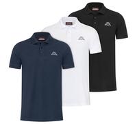 Kappa Herren Polo VELEOT 3 Polo Shirt 3er-Pack s/s 707408-11-0601 XXXXXL Bright White