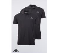 Kappa Herren Poloshirt Venist Men 2er Pack 707468 Asphalt-M