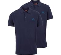 Kappa Herren Poloshirt Venist Men 2er Pack 707468 Dress blues-L