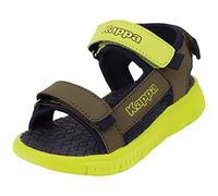 Kappa KANA MF Kids Sandale, Lime/Army, 32 EU